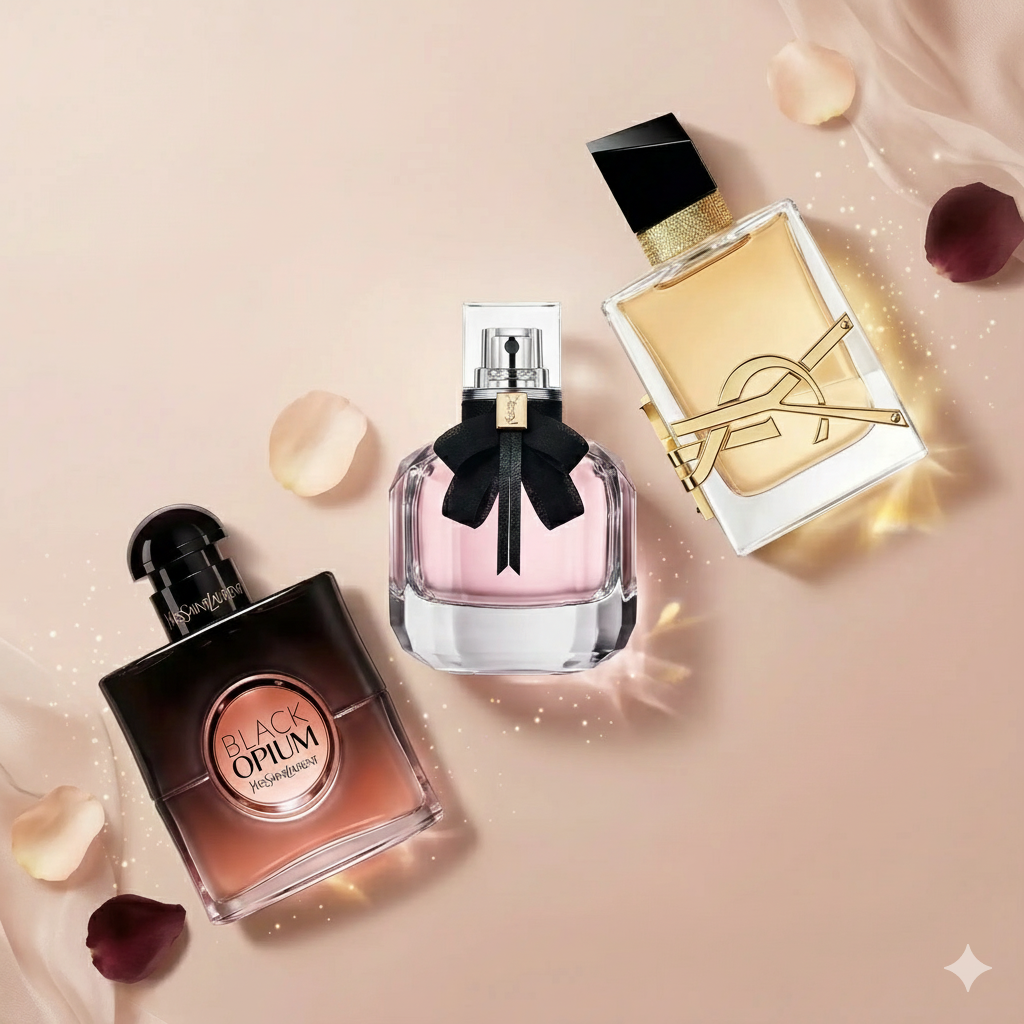 Conjuntos de 3 fragancias para mujer tipo YSL caja negro