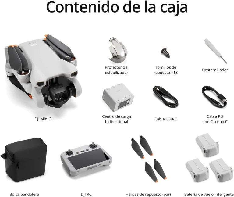 DJI Mini 3 Pro - Dron Mini con Mando a distancia y cámara, ligero y plegable con vídeo 4K HDR